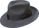 Gray Fedora Hat